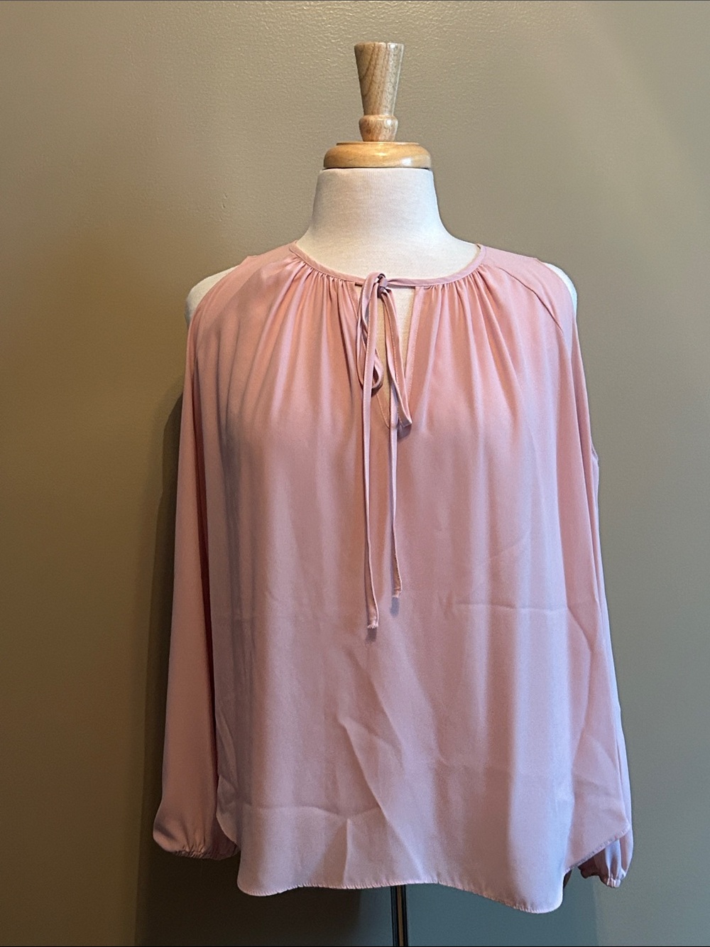 NWOT Amanda Uprichard Pink Long Sleeve Blouse